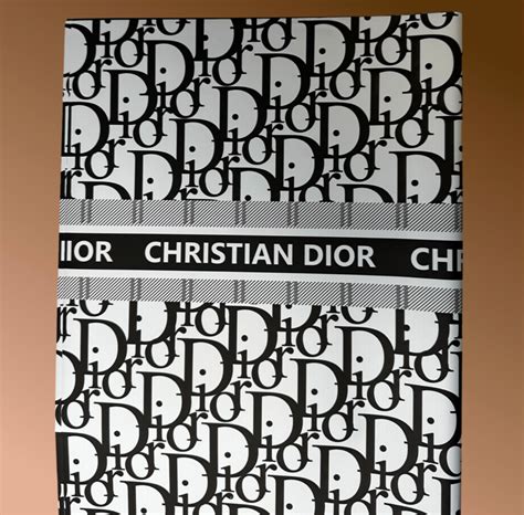 dior floral wrapping paper.